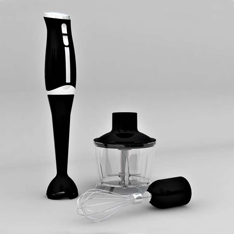 HM-708 Uso doméstico GS CE RoHS LFGB CB ErP REACH Liquidificador manual de imersão para frutas cortadas