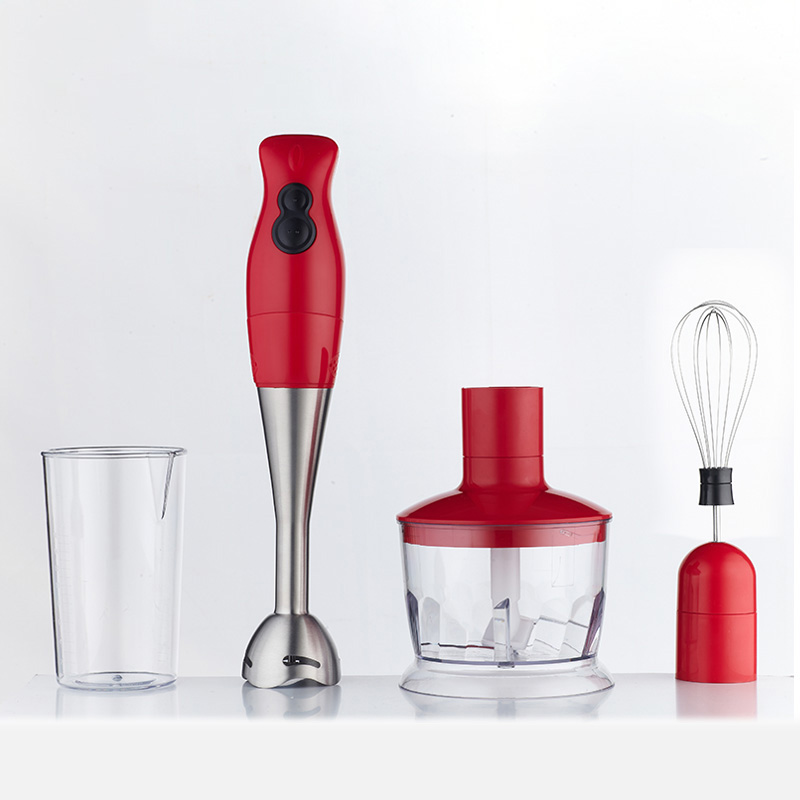 HM-708 Uso doméstico GS CE RoHS LFGB CB ErP REACH Liquidificador manual de imersão para frutas cortadas