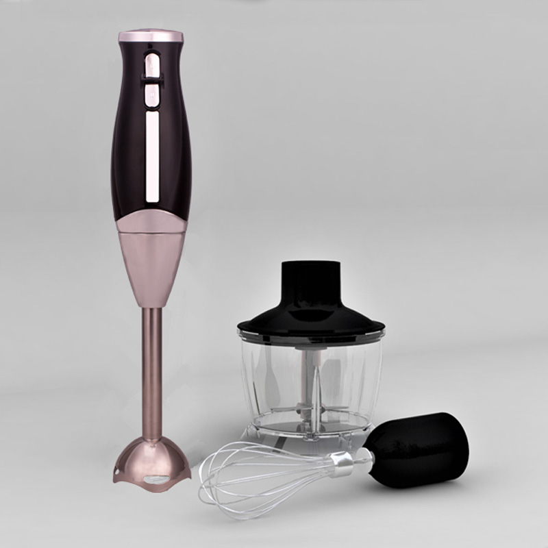 HM-708 Uso doméstico GS CE RoHS LFGB CB ErP REACH Liquidificador manual de imersão para frutas cortadas
